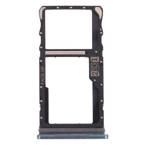 Green SIM Card Tray + Micro SD Tray for Motorola Moto G50 - 1