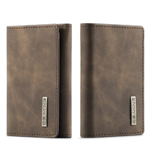 DG.MING M1 Series 3-Fold Multi Card Wallet - Coffee - 1