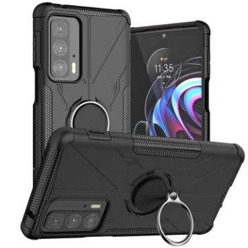 Motorola Edge 20 Pro Armor Bear Shockproof Case with Ring Holder - 1