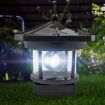 Waterproof LED Solar Rotating Lighthouse Garden Decoration Light - 6