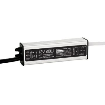 GEEPUT 220V to 12V LED Power Supply Transformer - 1.67A 20W - 1