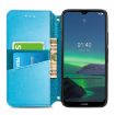 Nokia 1.4 Blue Mandala Leather Case with Holder & Card Slots - 3