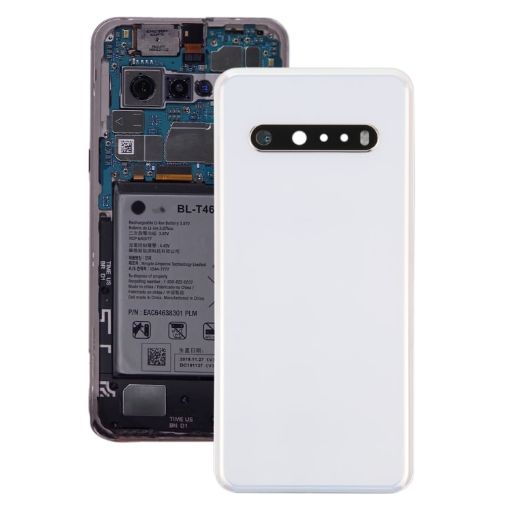 LG V60 ThinQ 5G LM-V600 White Back Battery Cover - 1