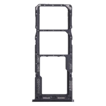 Samsung Galaxy A22 SM-A225 SIM Card Tray + Micro SD Card Tray (Black) - 1