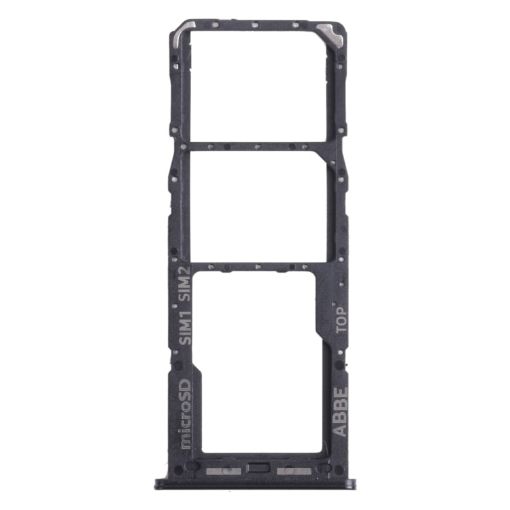 Samsung Galaxy A22 SM-A225 SIM Card Tray + Micro SD Card Tray (Black) - 1