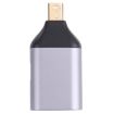 4K 60Hz Mini DP Male to USB-C Adapter + USB-C Charging - 5