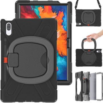 Lenovo Tab P11 Pro 11.5" Silicone + PC Protective Case - Black - 1