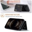 iPhone 13 DG.MING M2 Series 3-Fold Card Bag Shockproof Case (Black) - 3