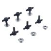 6 PCS Car Hard Top Fast Removal Screws Kit for Jeep Wrangler Sport - 1