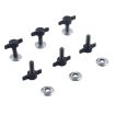 6 PCS Car Hard Top Fast Removal Screws Kit for Jeep Wrangler Sport - 6