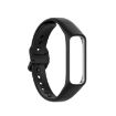 Samsung Galaxy Fit 2 Silicone Watch Band - Black - 1