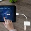 3 in 1 USB-C OTG Adapter with 3.5mm Headphone Jack for iPad Pro - 2