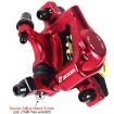 ZOOM HB100 Mountain Bike Hydraulic Brake Caliper - Rear (Red) - 5