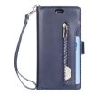 Samsung Galaxy J3/J7 Zipper Leather Case with Holder & Wallet - 2