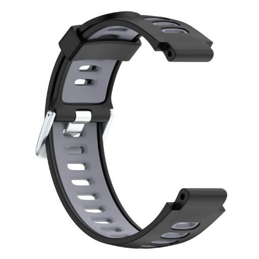 Garmin Forerunner 735 XT Silicone Watch Band Black Grey - 1