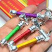 Candy-colored Aluminum Keychain Small Pipe - 2 PCS, Random Color - 4
