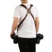Quick Release Anti-Slip Dual Shoulder Leather Camera Strap - 6