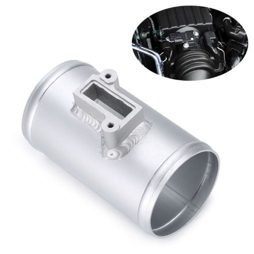 70mm XH-UN605 Car Engine Air Flow Meter Flange for Honda/Ford/Nissan - 1