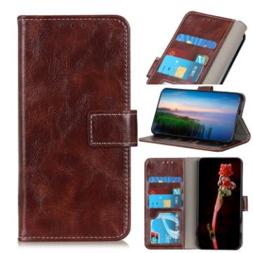 Nokia 5.3 Retro Leather Case - Brown - 1
