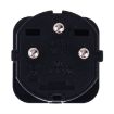 Portable Universal Socket to Israel Plug Power Adapter - Black - 5