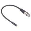 3.5mm Female to XLR Female Audio Cable, 0.3m Length - 1