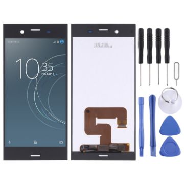 Sony Xperia XZ1 LCD Screen and Digitizer Full Assembly - Black - 1