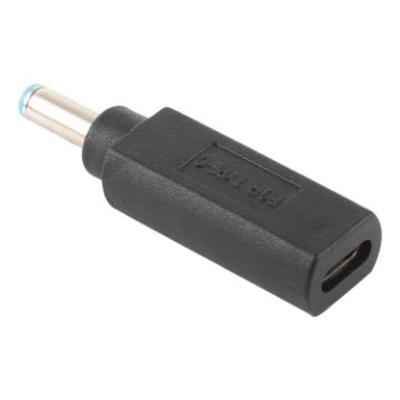 Picture of USB-C / Type-C Female to 4.5 x 3.0mm Male Plug Adapter Connector for HP