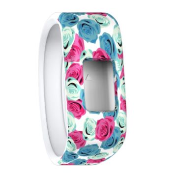 Silicone Sport Watch Band for Garmin Vivofit JR, Small Size, Blue + Red - 1