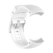 White Silicone Watch Band for SUUNTO 9 - Durable & Stylish - 2