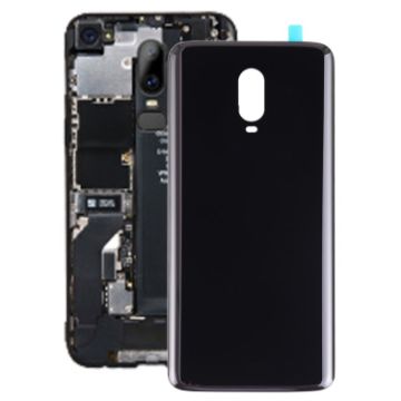 OnePlus 6T Battery Back Cover - Black - 1