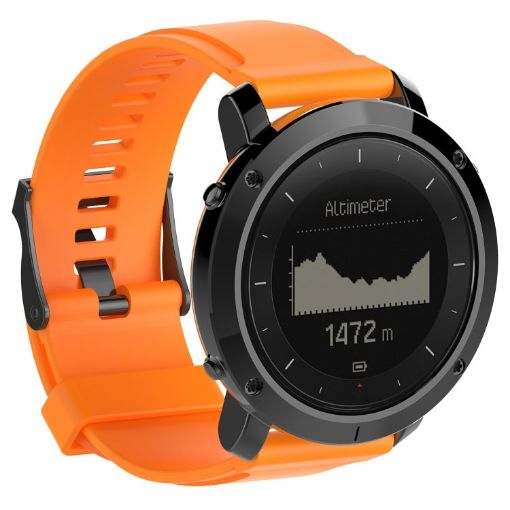 Orange Silicone Watch Band for SUUNTO Traverse - 1