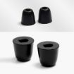 KZ Soft Memory Foam Earbuds - Black - 3