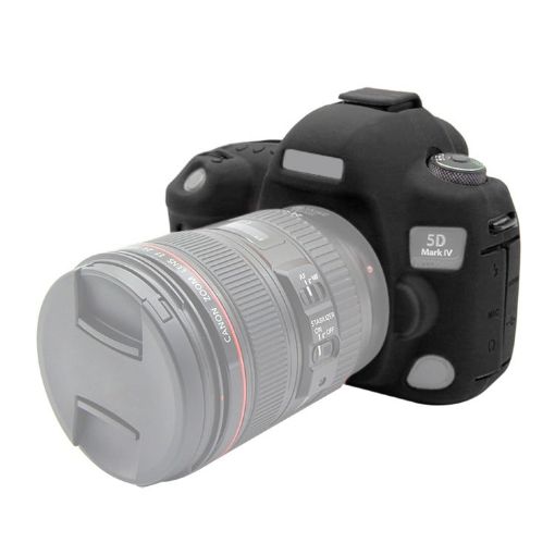 PULUZ Soft Silicone Protective Case for Canon EOS 5D Mark IV - Black - 1