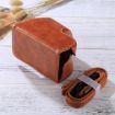 Brown PU Leather Case Bag for Sony A6000/A6300/Nex 6 - 3