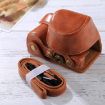 Brown PU Leather Case Bag for Sony A6000/A6300/Nex 6 - 5