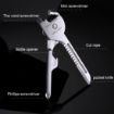 SWISS+TECH Stainless Steel 6 in 1 Multi-function Key Chain - 5