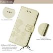 Galaxy J5 (2016) Roses Pressed Flowers Flip Leather Case - Rose Gold - 6