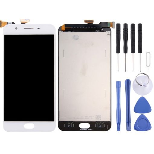 OPPO A59/F1s/A59s TFT LCD Screen with Digitizer - White - 1