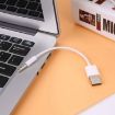 USB to 3.5mm Jack Cable for iPod Shuffle 1st-6th Gen, 10cm White - 6