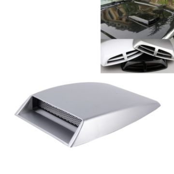 Grey Car Turbo Style Air Intake Bonnet Scoop - Car Decoration - 1