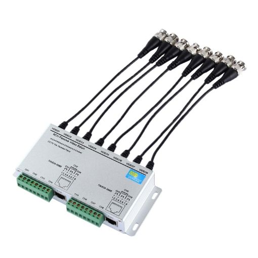 HD208 8CH Passive Video Balun - HD-CVI/TVI/AHD CCTV - 1
