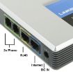 Unlocked LINKSYS SPA2102 VOIP PSTN Phone Adapter - 2x FXS + WAN - 4