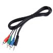 1.5m Jack 3.5mm RGB Component Video Cable - High Quality Audio Video Cable - 1
