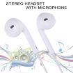 EarPods Wired Headphones Earbuds with Mic - Purple - 5
