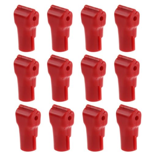 12 PCS Red ABS Display Hook - Security Lock Hook - 1