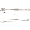 BEST BST-91-4T SA Stainless Steel Wafer Tweezers - 3