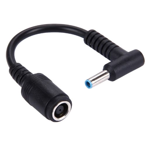 Power Adapter Cable for Laptop Notebook, 4.5 x 3.0mm Bent Male to 7.4 x 5.0mm Female, 10cm - 1
