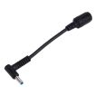 Power Adapter Cable for Laptop Notebook, 4.5 x 3.0mm Bent Male to 7.4 x 5.0mm Female, 10cm - 3
