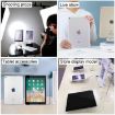 iPad 9.7 (2017) Dark Screen Dummy Display Model Silver + White - 6