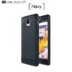 OnePlus 3T Carbon Fiber TPU Rugged Armor Case - Dark Blue - 2